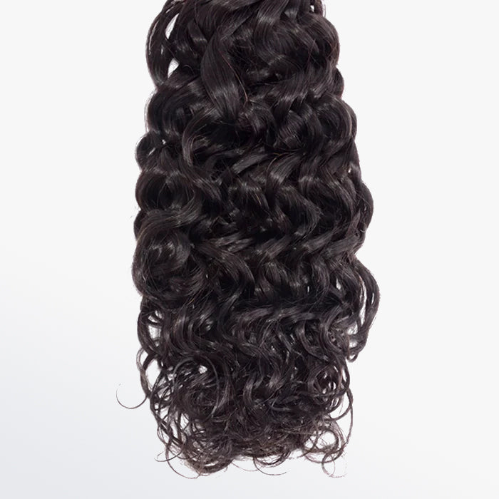 10-30 Inch Italy Curly Virgin Brazilian Hair #1B Natural Black