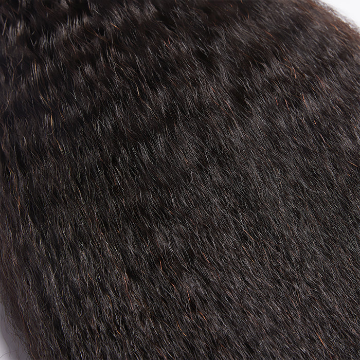 20-23 Inch Straight Virgin Brazilian Hair #1B Natural Black