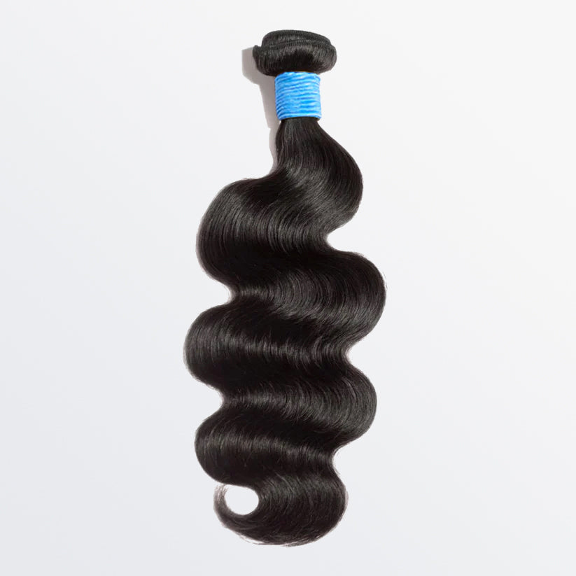 10-40 Inch Body Wavy Virgin Brazilian Hair #1B Natural Black