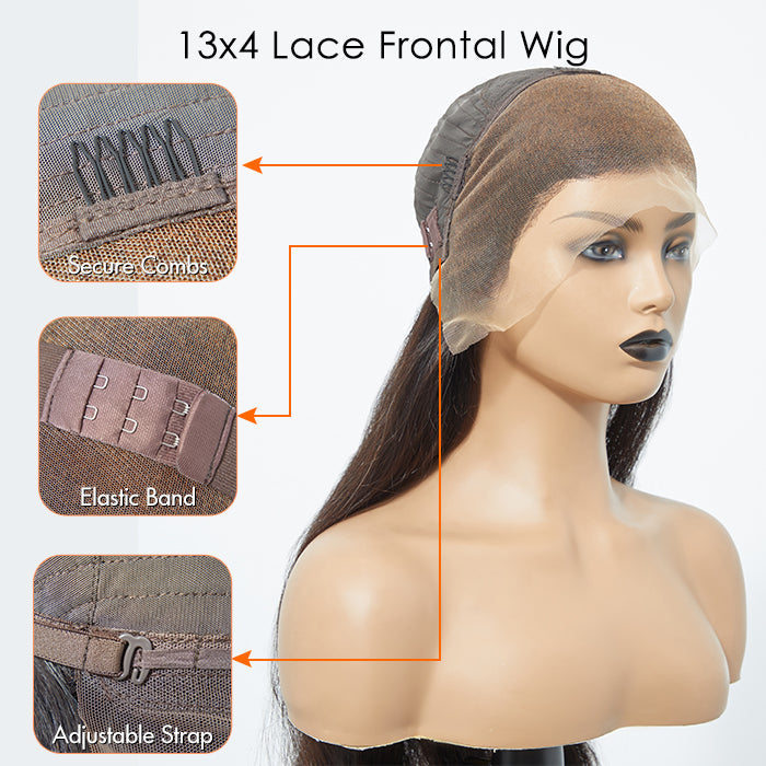 200% Density 13x4 Full Frontal Lace Wig Body Wave